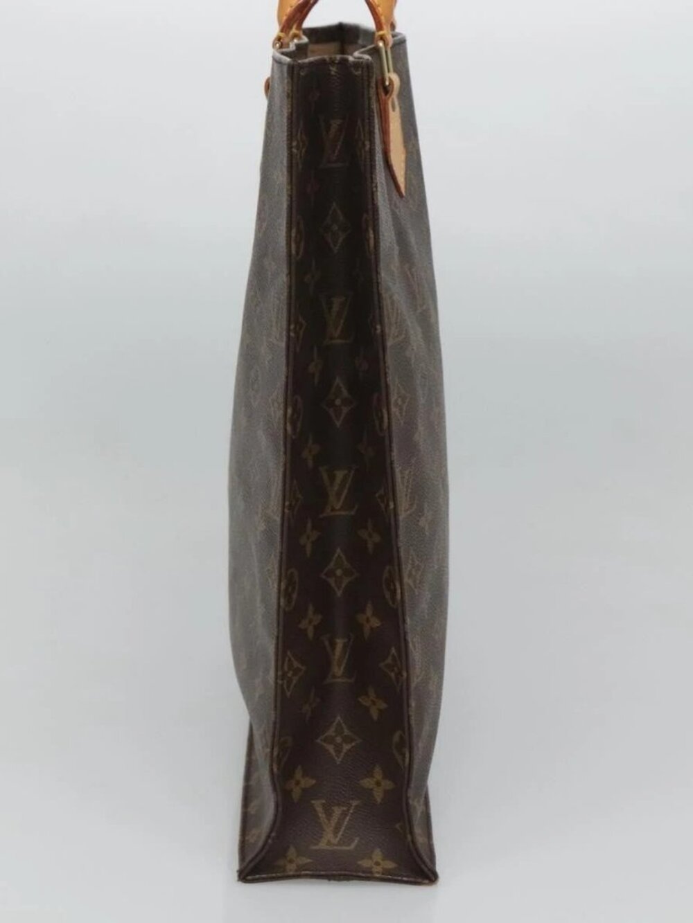 LOUIS VUITTON Monogram Sac Plat Hand Bag M51140 LV Auth - Picture 3 of 13